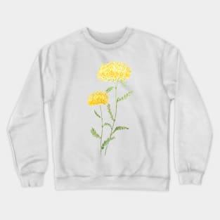 2 yellow yarrow watercolor Crewneck Sweatshirt